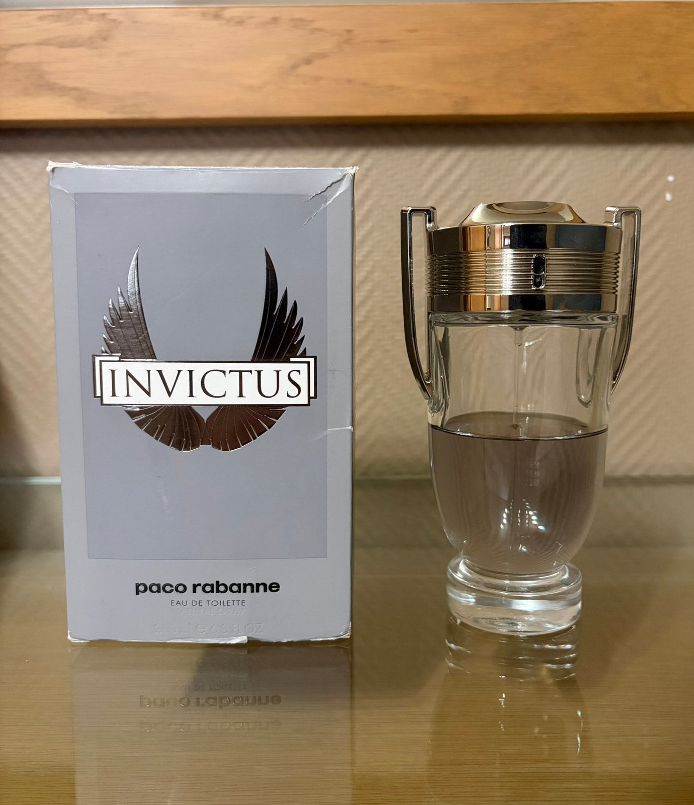 Parfum invictus Paco rabanne, Ophalen, Zo goed als nieuw