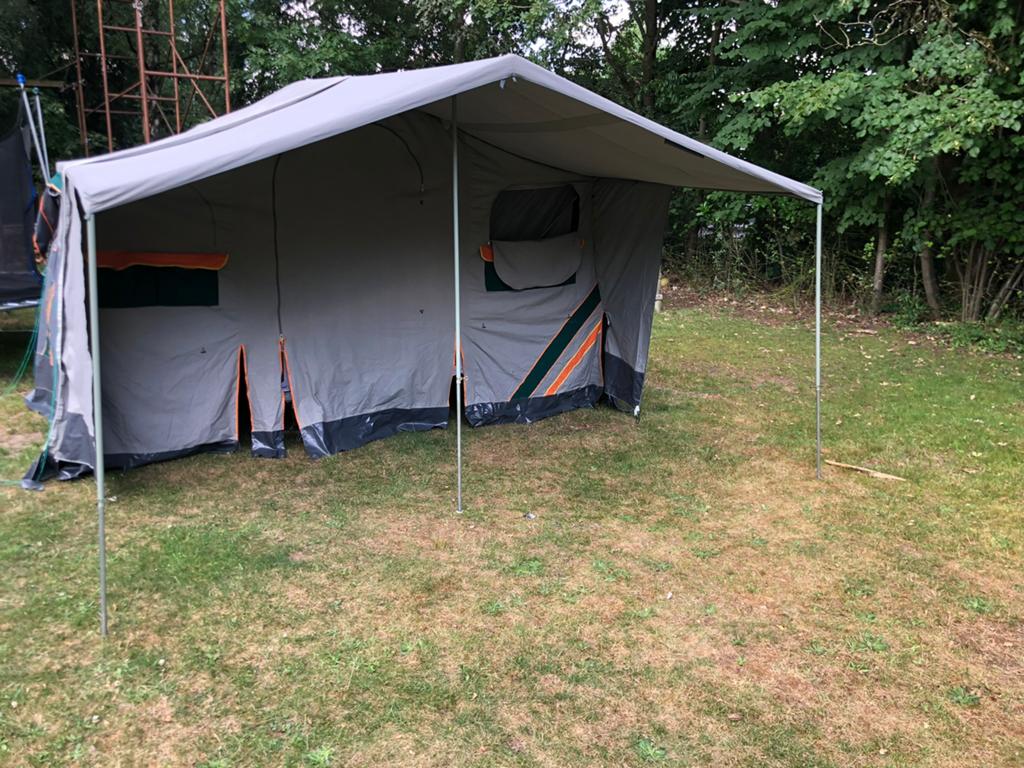 Vouwwagen raclet, Caravans en Kamperen, Ophalen, Zo goed als nieuw