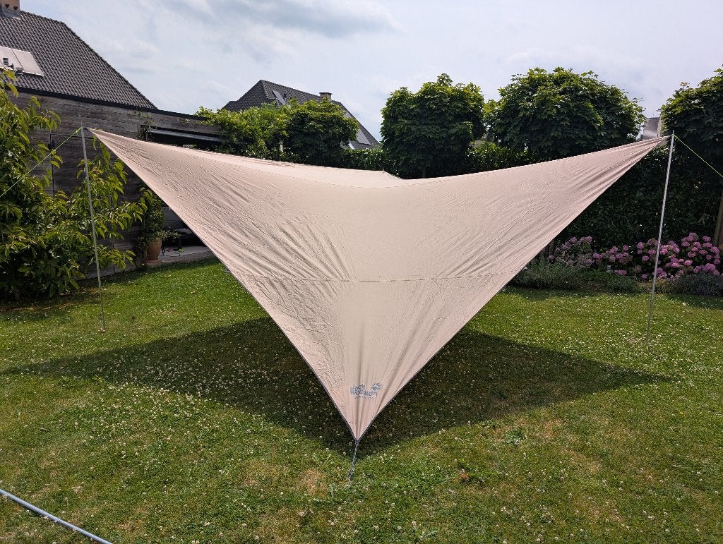 Jack Wolfskin Moonshadow tarp set, Tuin en Terras, Schaduwdoeken, Ophalen, Gebruikt