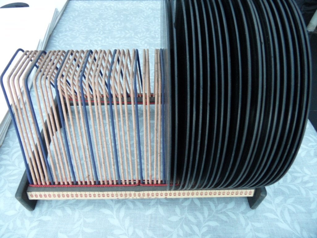 LP platen rekje, Audio, Tv en Foto, Platenspelers, Ophalen, Gebruikt