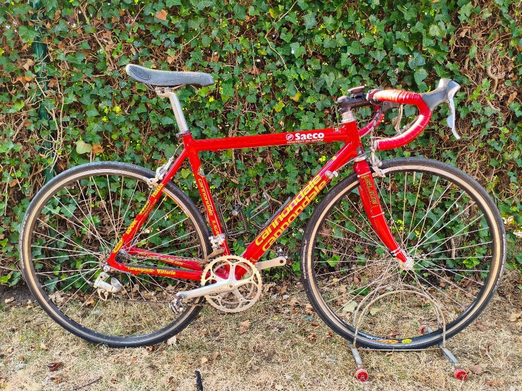 Cannondale Saeco CAAD — Shimano Dura-Ace 7700 (9s), Frein sur jante, 49 à 53 cm, Enlèvement, Utilisé