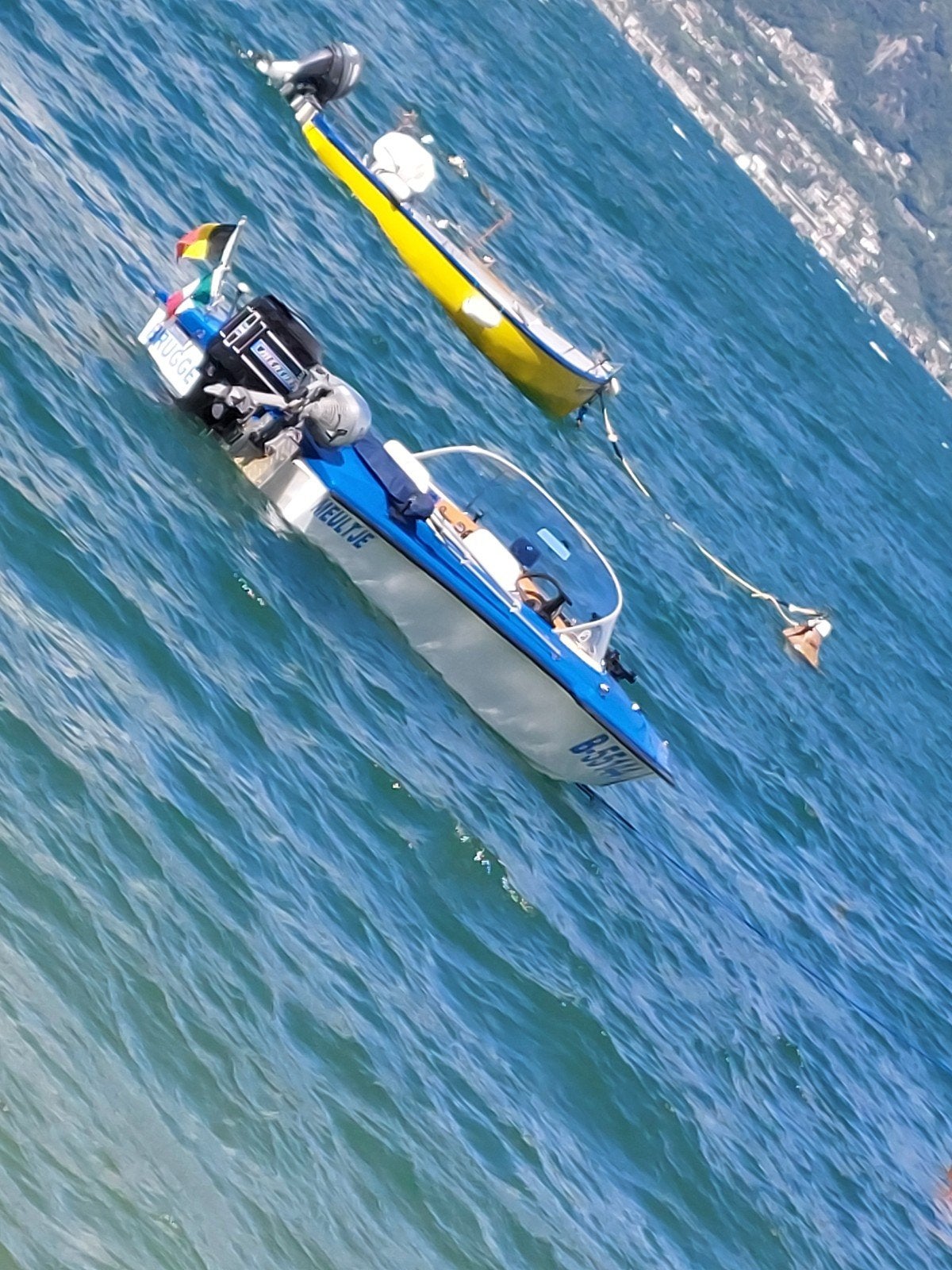 Boot, Sports nautiques & Bateaux, Speedboat, Utilisé, Autres marques, Essence, 70 à 120 ch, Moteur hors-bord, Polyester, Démarrage électrique