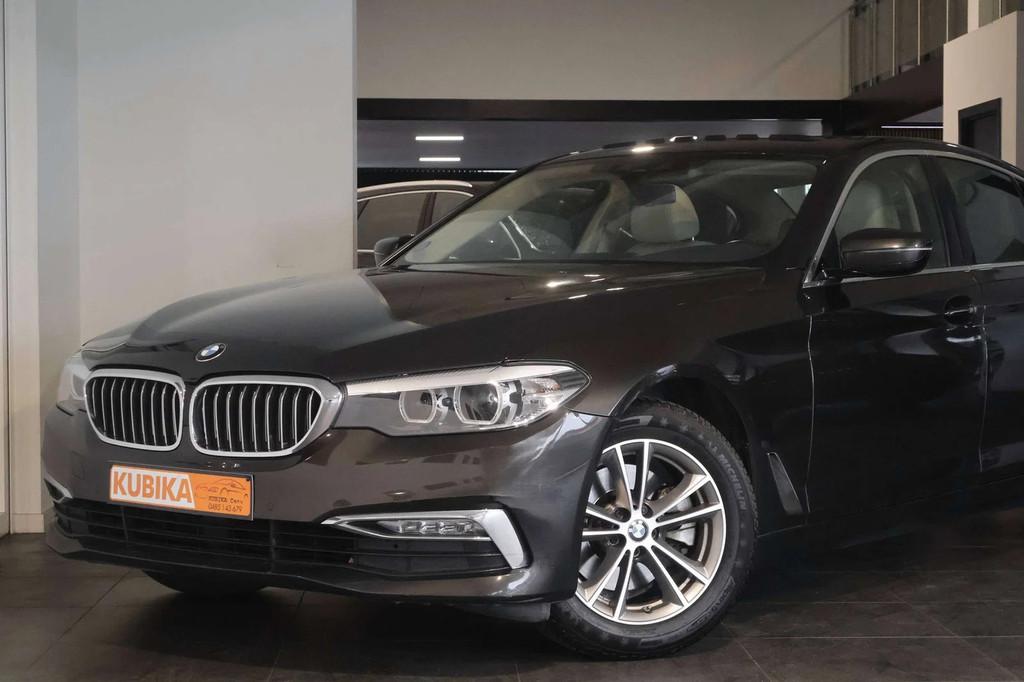 BMW 5 Serie 520 520iA ParkS CruiseC ZetelV Leder Garantie*, Automaat, Gebruikt, 4 cilinders, Bruin
