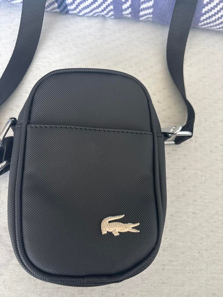 Lacoste schoudertas / crossbody tas – zwart (origineel), Ophalen, Zo goed als nieuw, Zwart, Overige merken