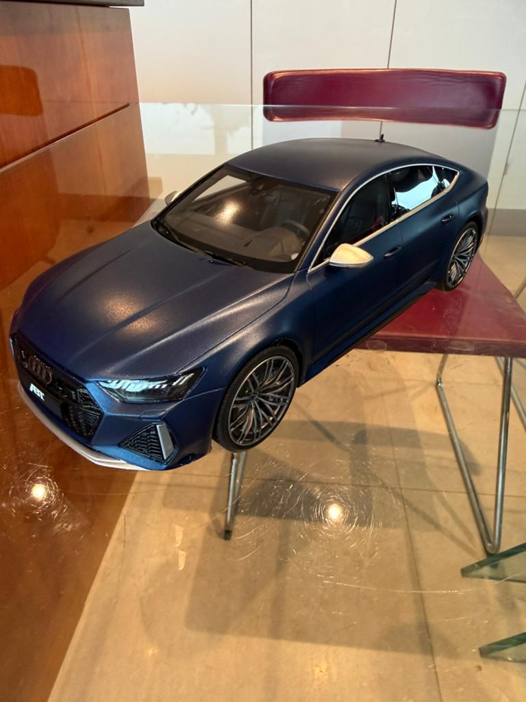 Rare gt spirit 1:18 Audi RS7 ABT Mat Bleu Limited Edition, Hobby & Loisirs créatifs, Voitures miniatures | 1:18, Enlèvement ou Envoi