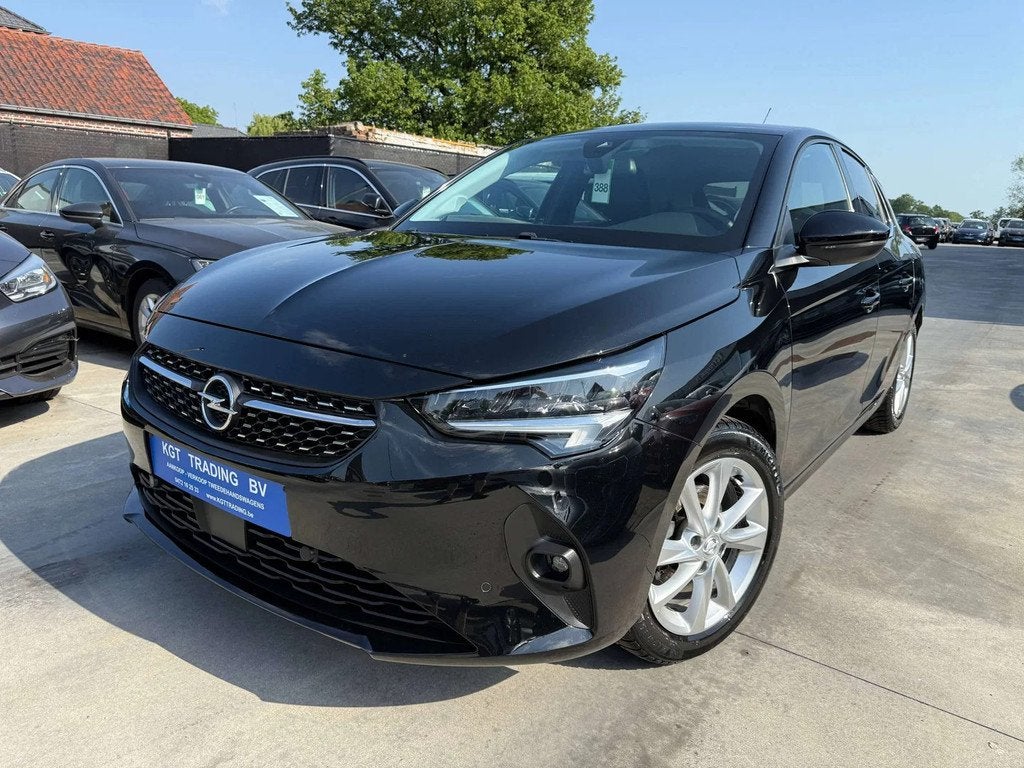 Opel Corsa 1.2i ELEGANCE FULL LED CARPLAY VIRTUAL CAMERA ALU, Auto's, 1199 cc, Zwart, Bedrijf, 5 deurs