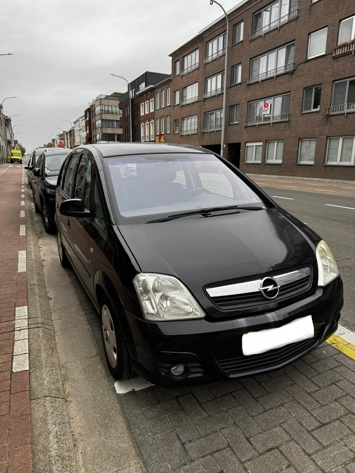 Opel meriva 1.6 benzine airco blanco gekeurd, Auto's, Monovolume, Zwart, Handgeschakeld, 5 deurs