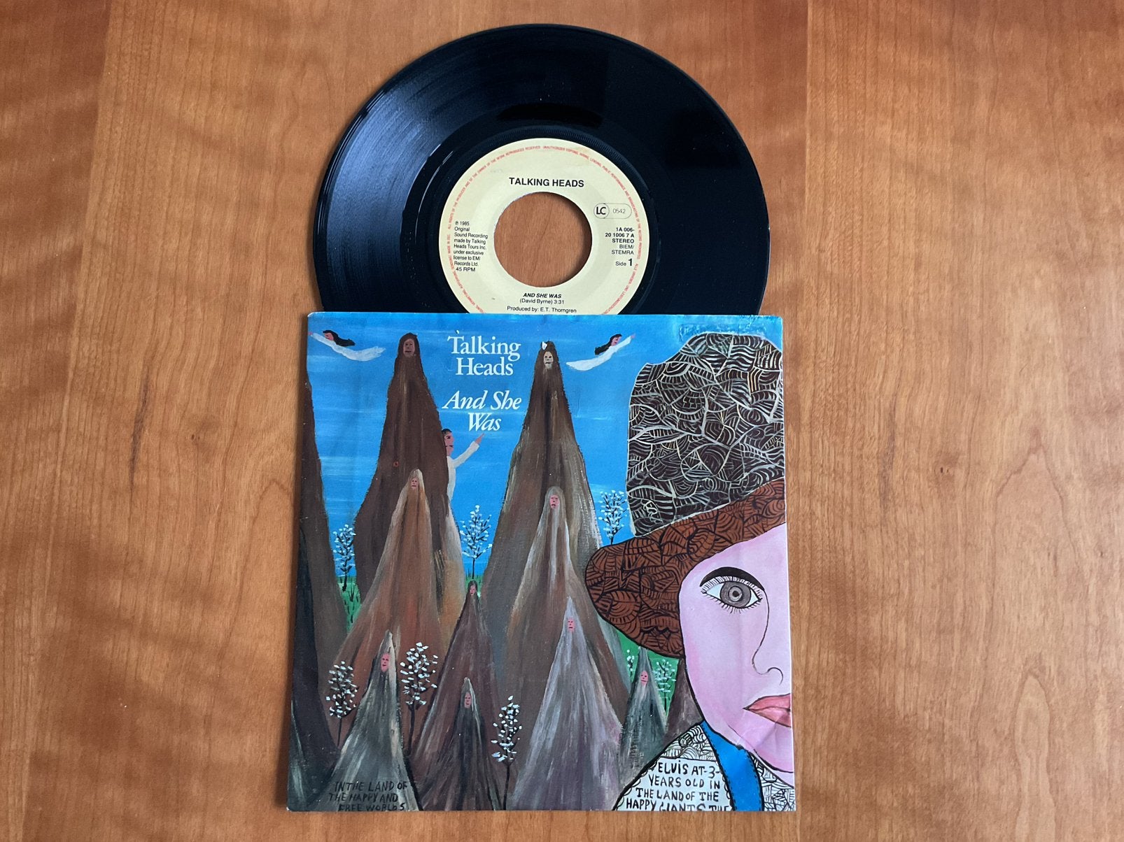 Talking Heads - And She Was., Ophalen of Verzenden, Gebruikt