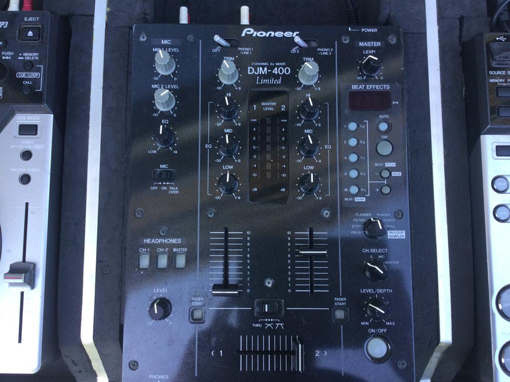 PIONEER djm400  limited edition blue + FLIGHT, Musique & Instruments, Enlèvement ou Envoi, Pioneer