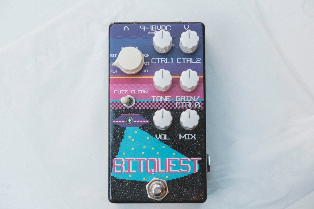 Dr. Scientist BitQuest! Multi-Effect Pedaal - UFO Edition, Muziek en Instrumenten, Ophalen, Zo goed als nieuw, Delay of Echo