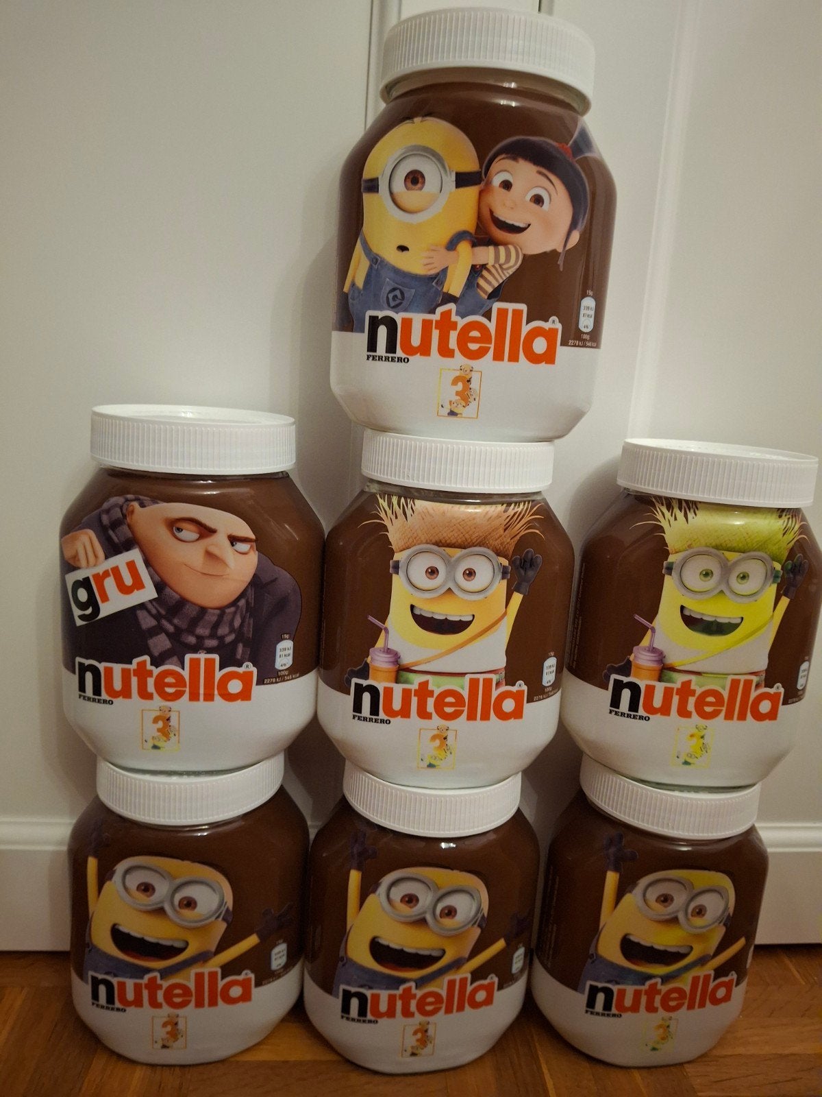 Nutella potten, verschillende thema's, Divers, Divers Autre, Enlèvement, Comme neuf