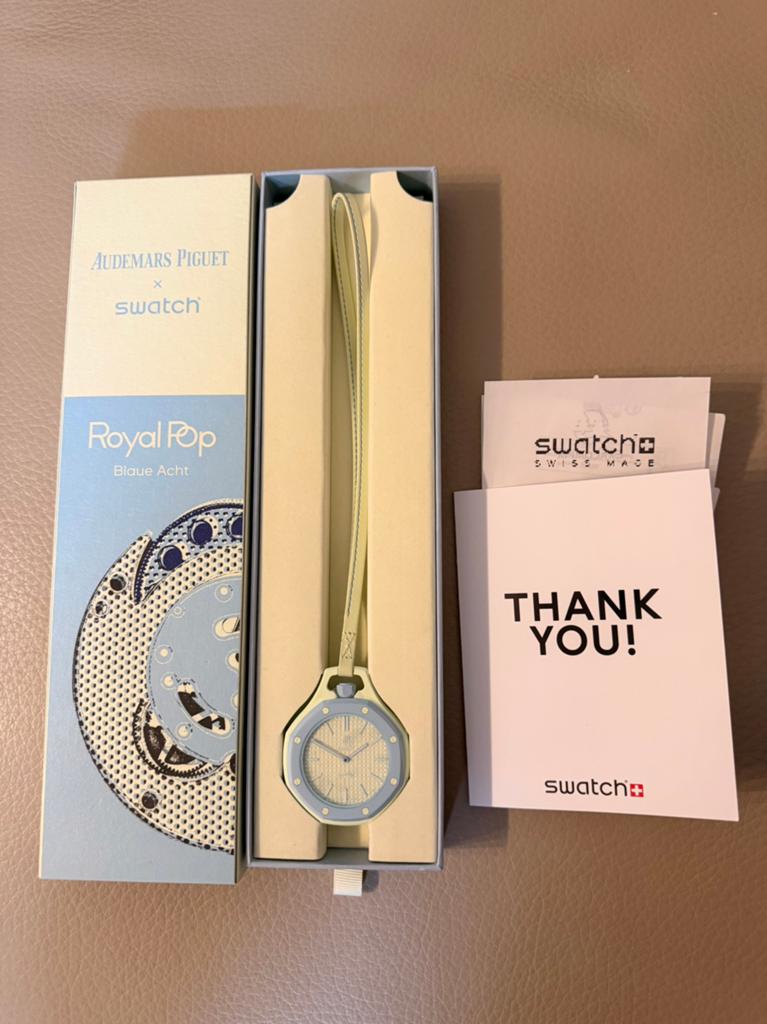 Swatch AP ( Audemars Piguet Royal Pop), Handtassen en Accessoires, Uiterlijk | Parfum, Ophalen, Nieuw