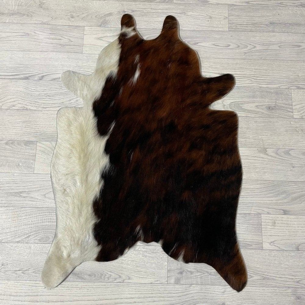 Mini koeienhuid bruin wit zwart 90x60cm #452 | Lederstore, Neuf, Tapisserie murale, Multicolore, Matériau naturel