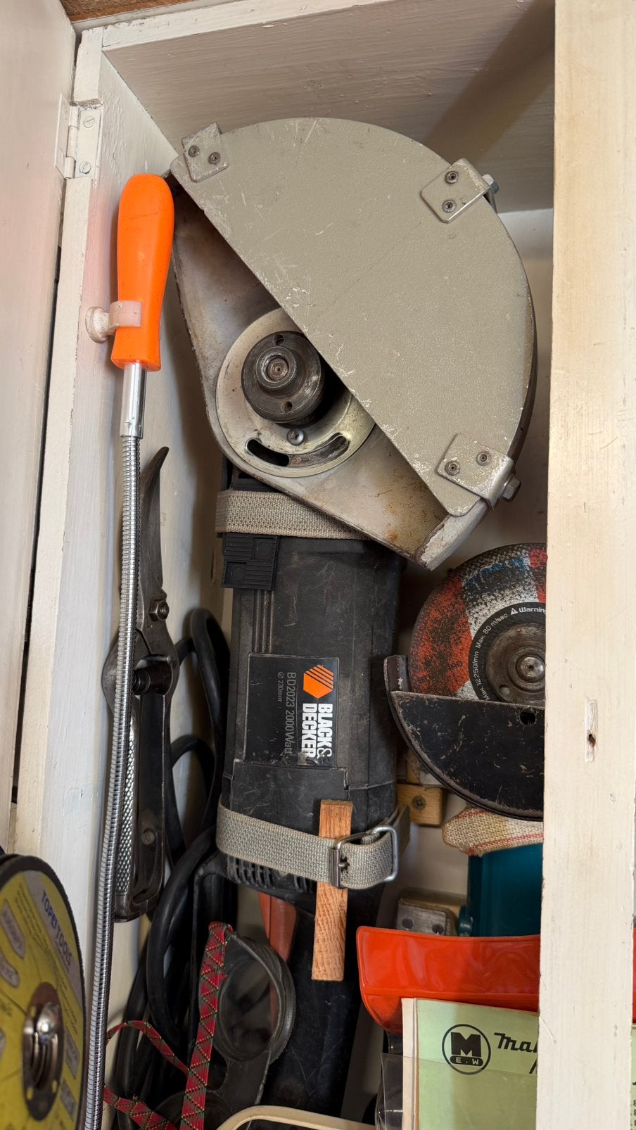 Slijpschijf Black and Decker, Ophalen, Gebruikt