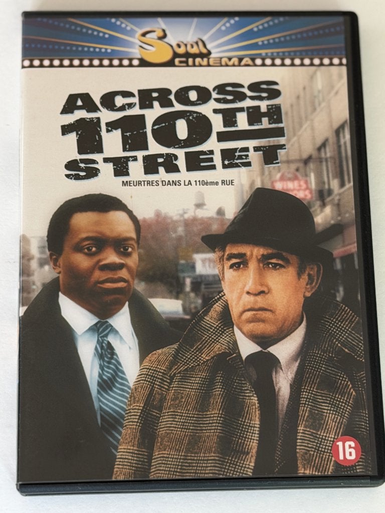Across 110th Street (Anthony Quinn) DVD, 1960 tot 1980, Vanaf 16 jaar, Nederlands, Ophalen of Verzenden