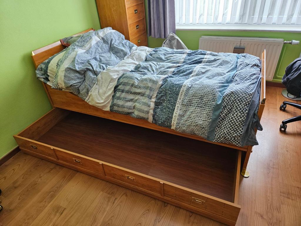 2 x eenpersoonsbed, Ophalen