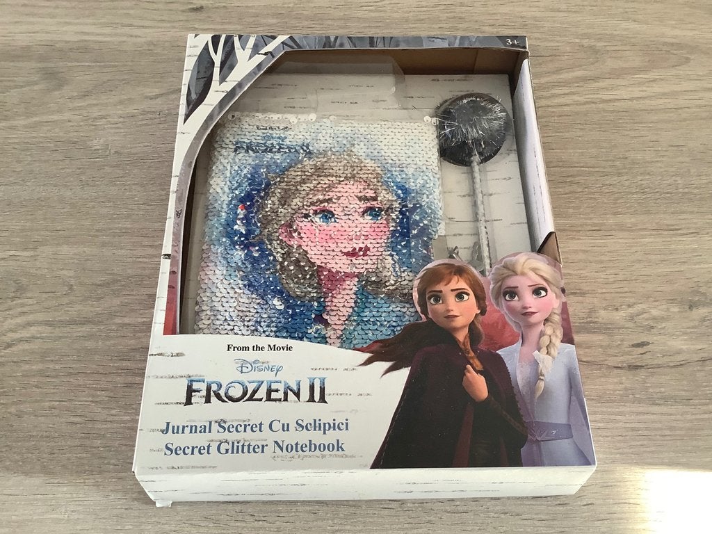 Disney Frozen II glitter notebook met pen (Nieuw), Ophalen of Verzenden, Nieuw, Taal en Lezen