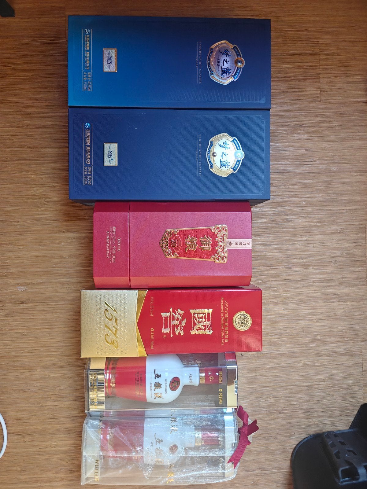 5 flessen Chinese Baijiu, Ophalen, Nieuw, Overige gebieden, Overige typen