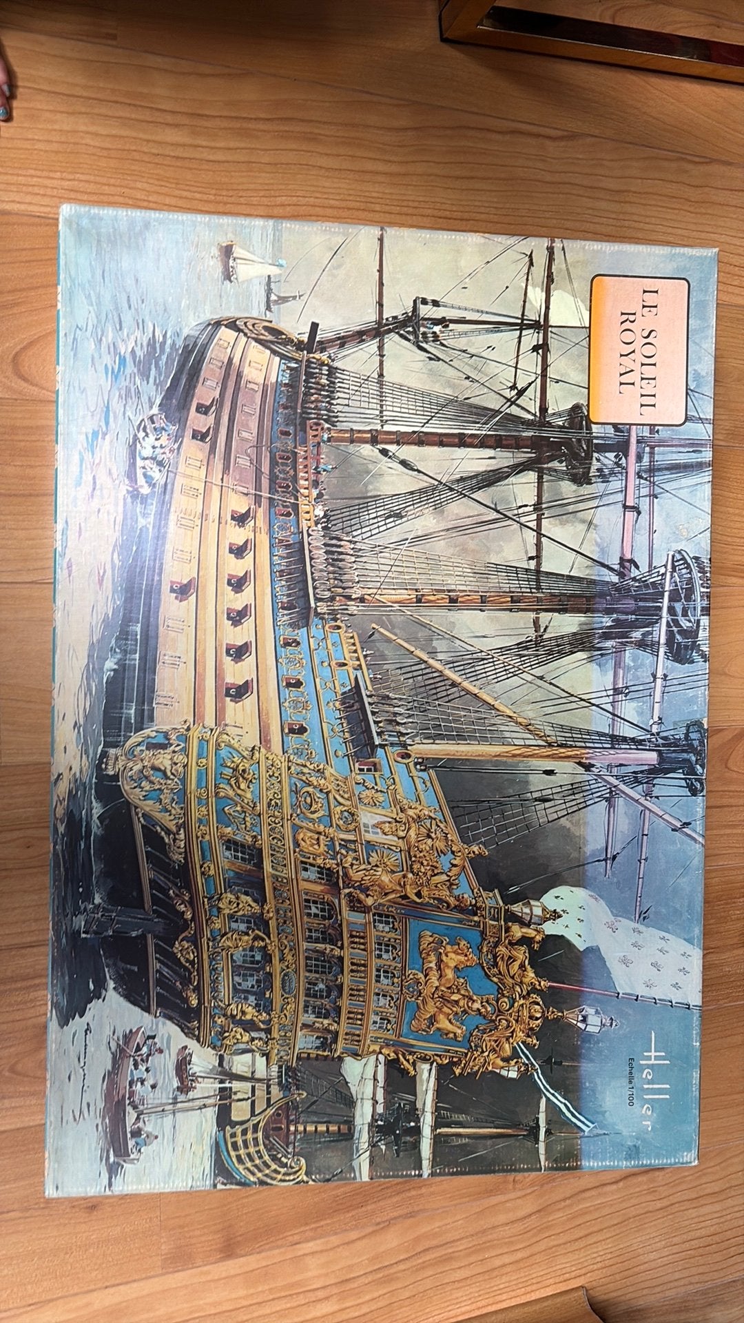 Maquette echelle 1/100 Le soleil Royal, Ophalen, Zo goed als nieuw