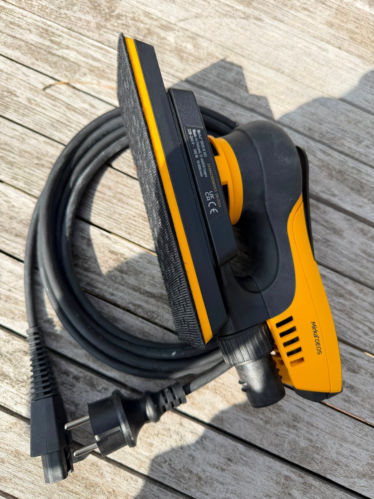 Ponceuse professionnelle Mirka DEOS 3.0, Bricolage & Construction, Outillage | Ponceuses, Enlèvement, Neuf, Ponceuse orbitale
