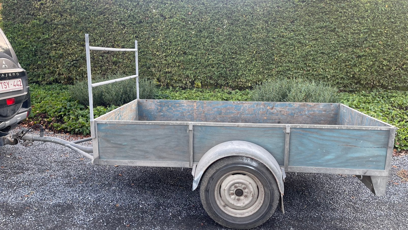 Aanhangwagen 2m40 x 1m22, Ophalen, Gebruikt