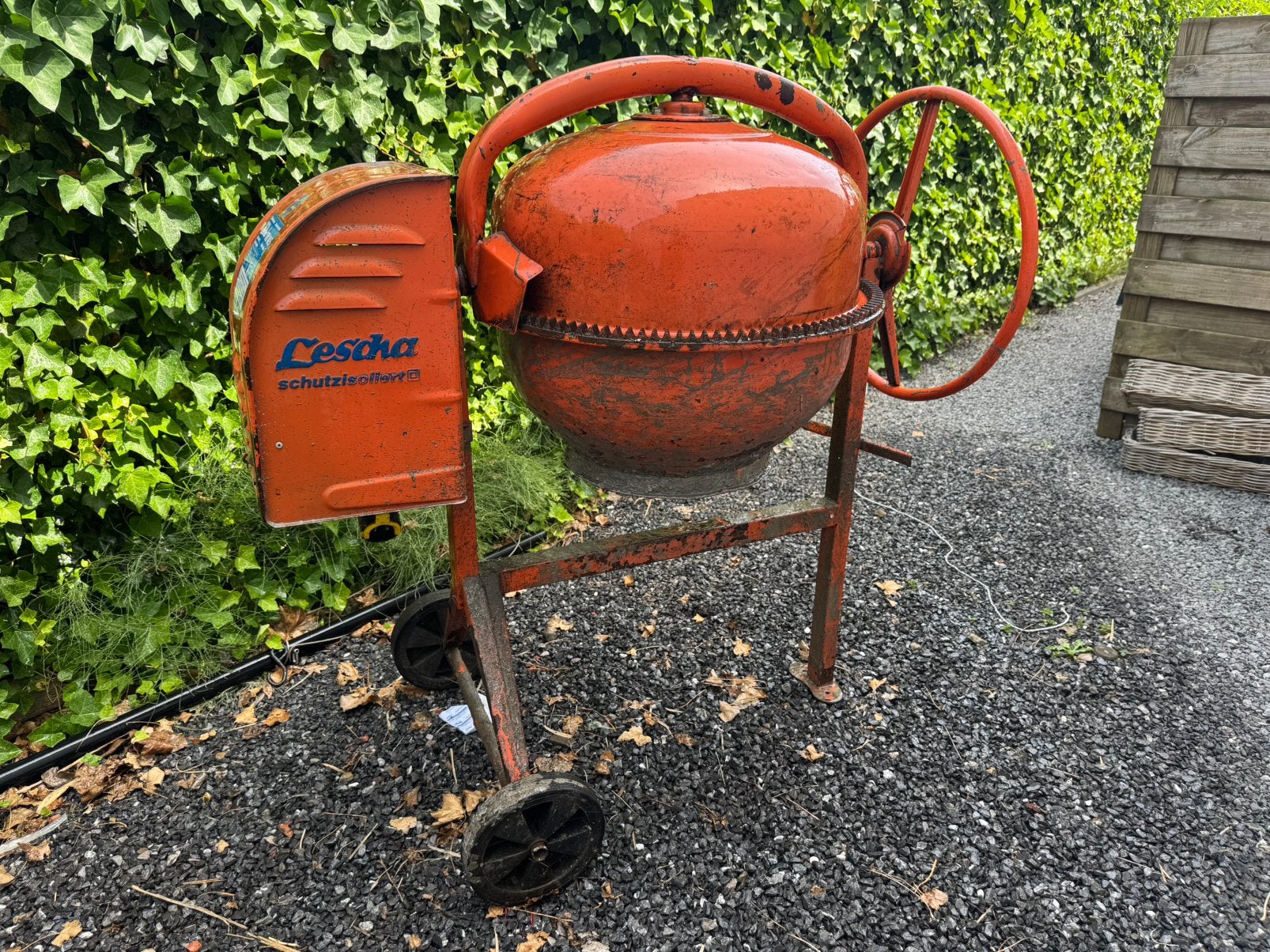 Betonmolen Lescha 140 liter, Doe-het-zelf en Bouw, Ophalen, Gebruikt