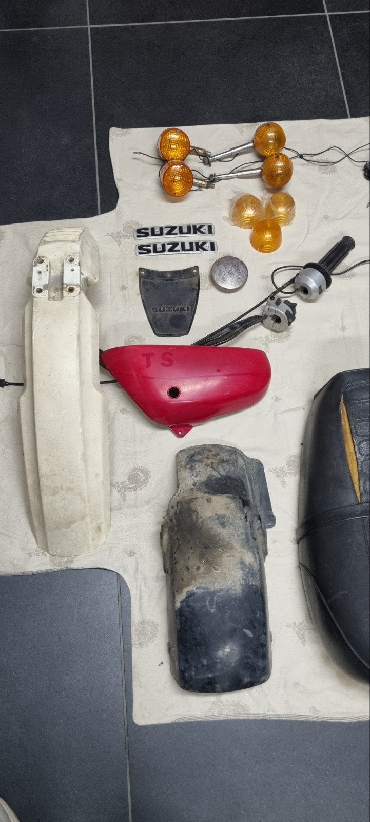 Suzuki ts250 onderdelen, Motoren, Ophalen