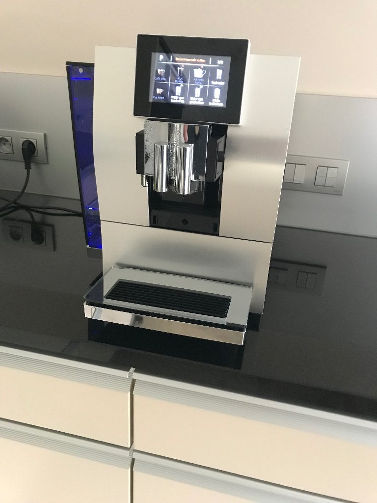 Koffiemachine Jura z8 aluminium, Réservoir d'eau amovible, Enlèvement ou Envoi, Café en grains, Utilisé