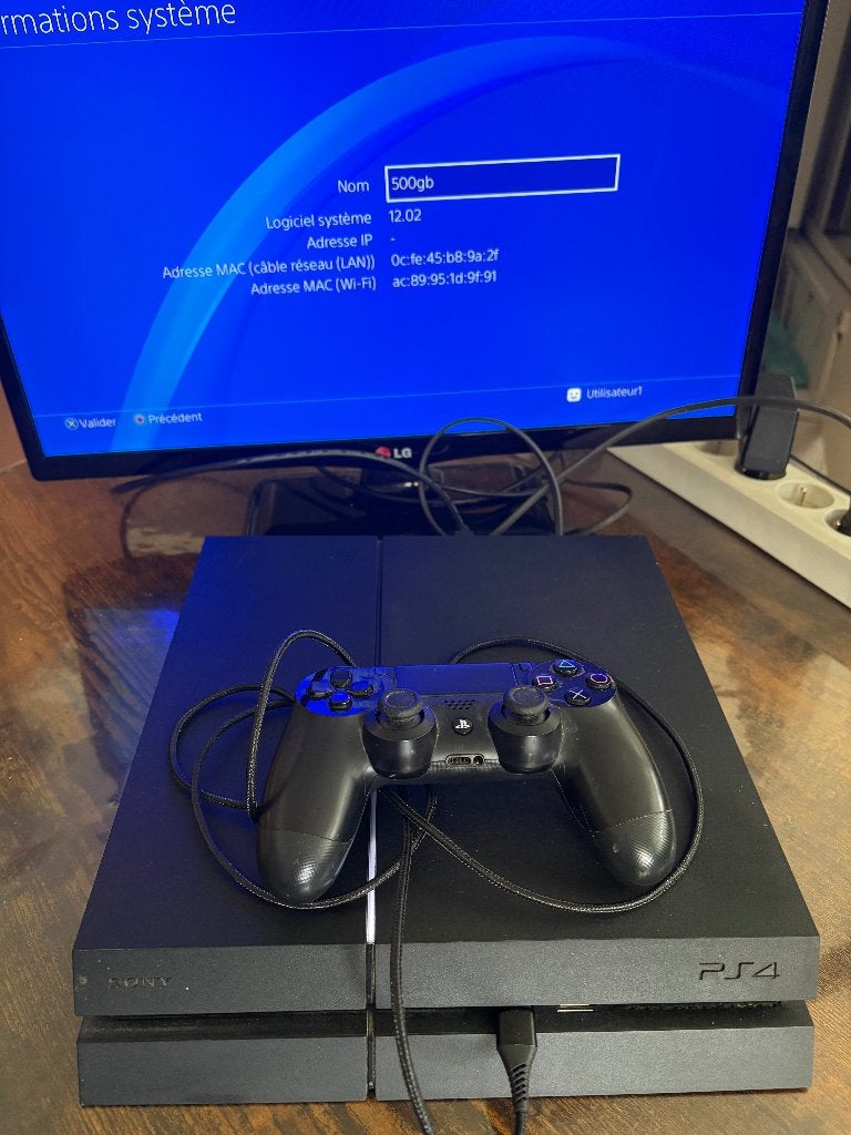 playstation 4 v12.02 ps4 500 gigas, Games en Spelcomputers, 500 GB, Ophalen of Verzenden, Zo goed als nieuw, Met 1 controller