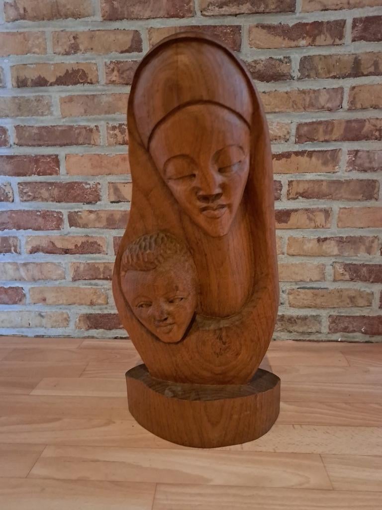 Afrikaans beeld  congo, Enlèvement, Statue