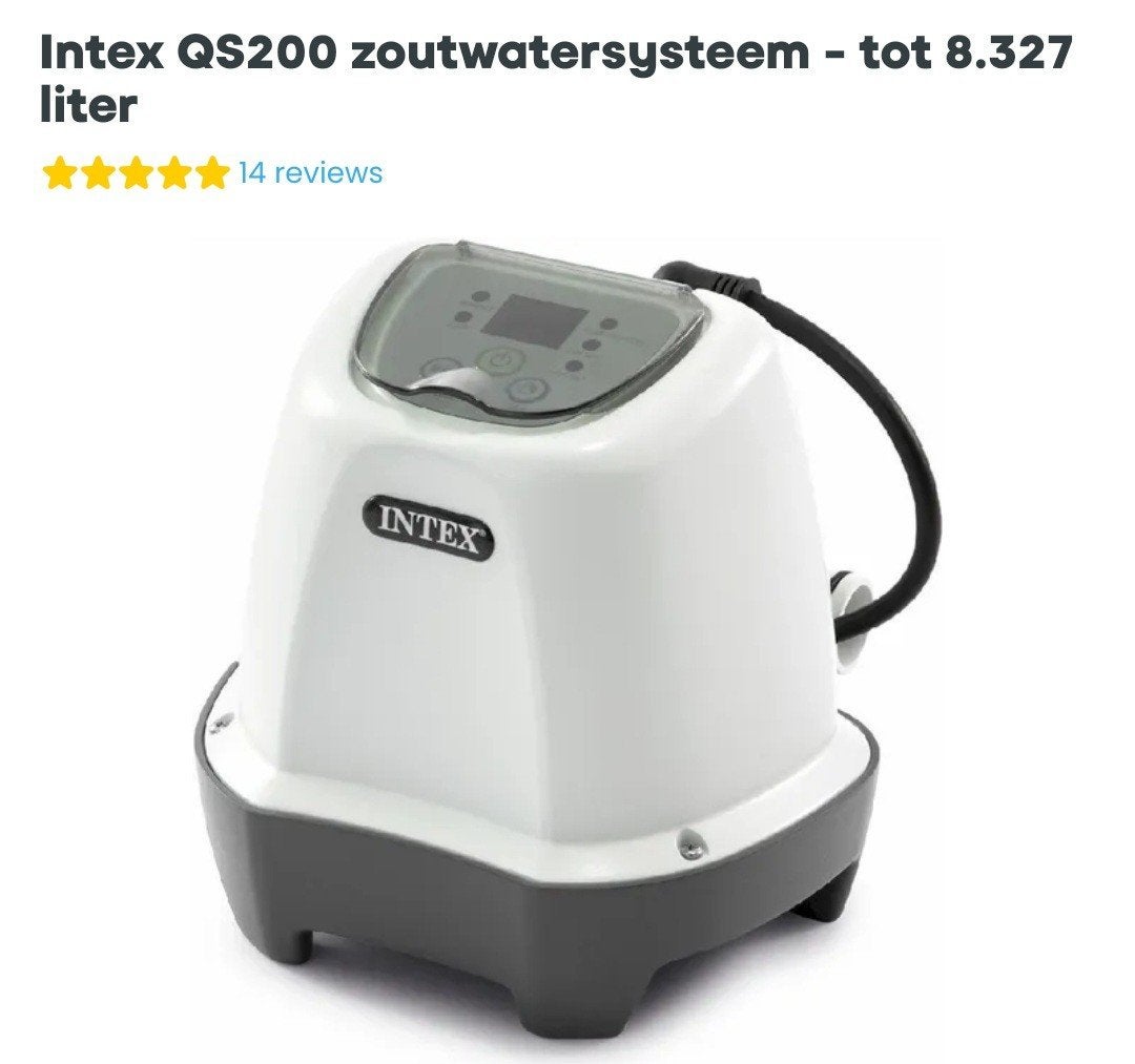 Intex zoutwatersysteem QS200, Tuin en Terras, Zwembad-toebehoren, Ophalen of Verzenden
