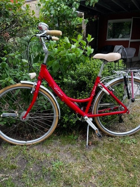 Fiets meisjes L'Avenir Rood Maat 46/ 26INCH, Ophalen, L'Avenir, Velgrem, Handrem