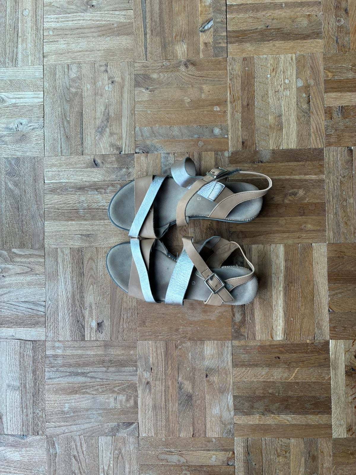 Sandales Gabor beiges taille 38,5, Beige, Porté, Sandales et Mûles, Envoi