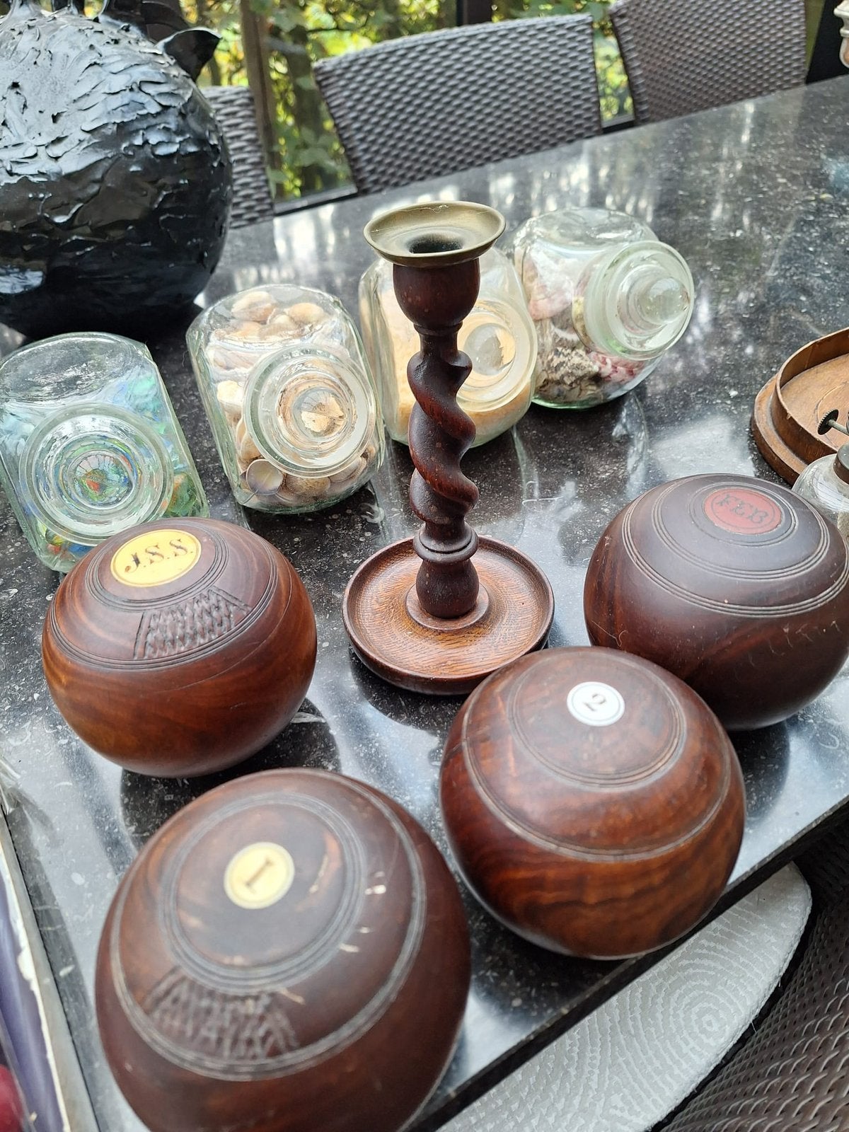 Houten lawn bowls, Enlèvement, Comme neuf