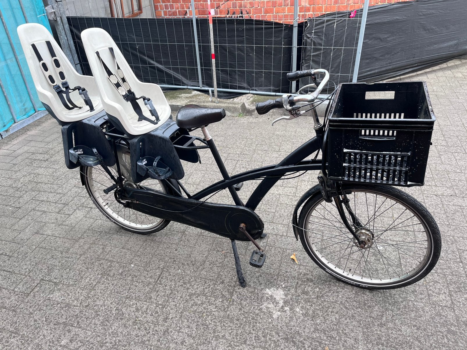 Tweeling cargo fiets bakfiets 2 zit mama fiets, Ophalen, Zo goed als nieuw, Fietsfabriek