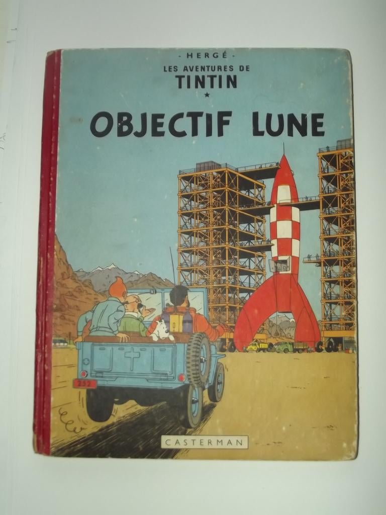 Tintin Objectif Lune - EO, Livres, Une BD, Enlèvement ou Envoi, Utilisé, Hergé.