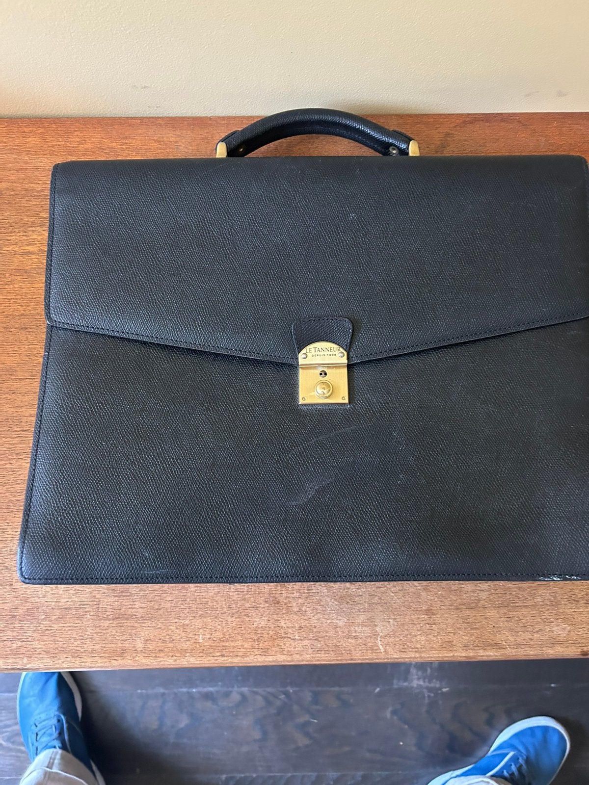 Porte-documents en cuire Le Tanneur, .., Le Tanneur, Enlèvement ou Envoi, ...