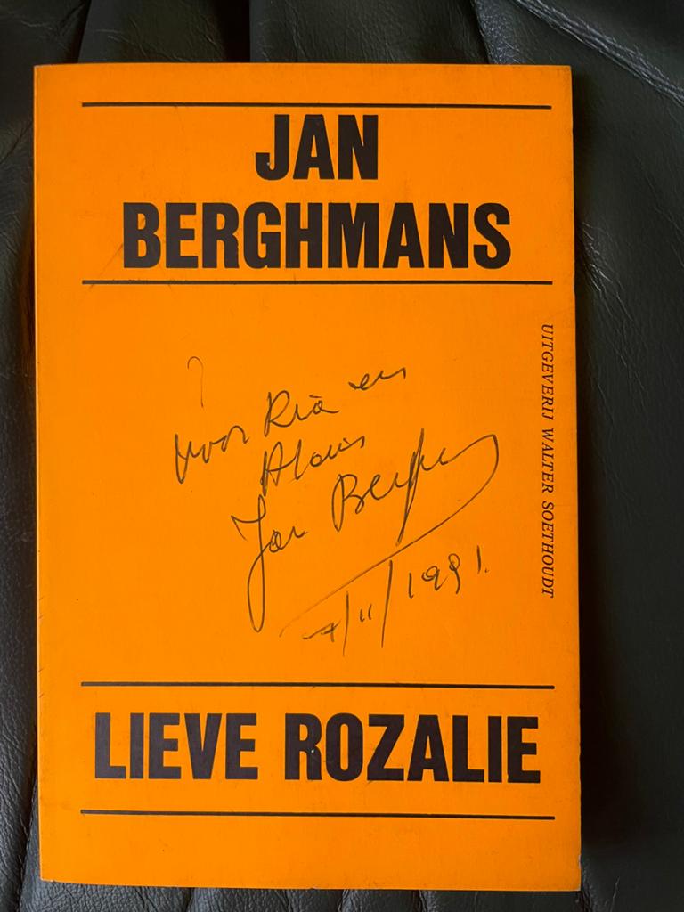 Jan berghmans gesignaleerd lieve rozalie fakkelteater 1973, Ophalen of Verzenden, Zo goed als nieuw