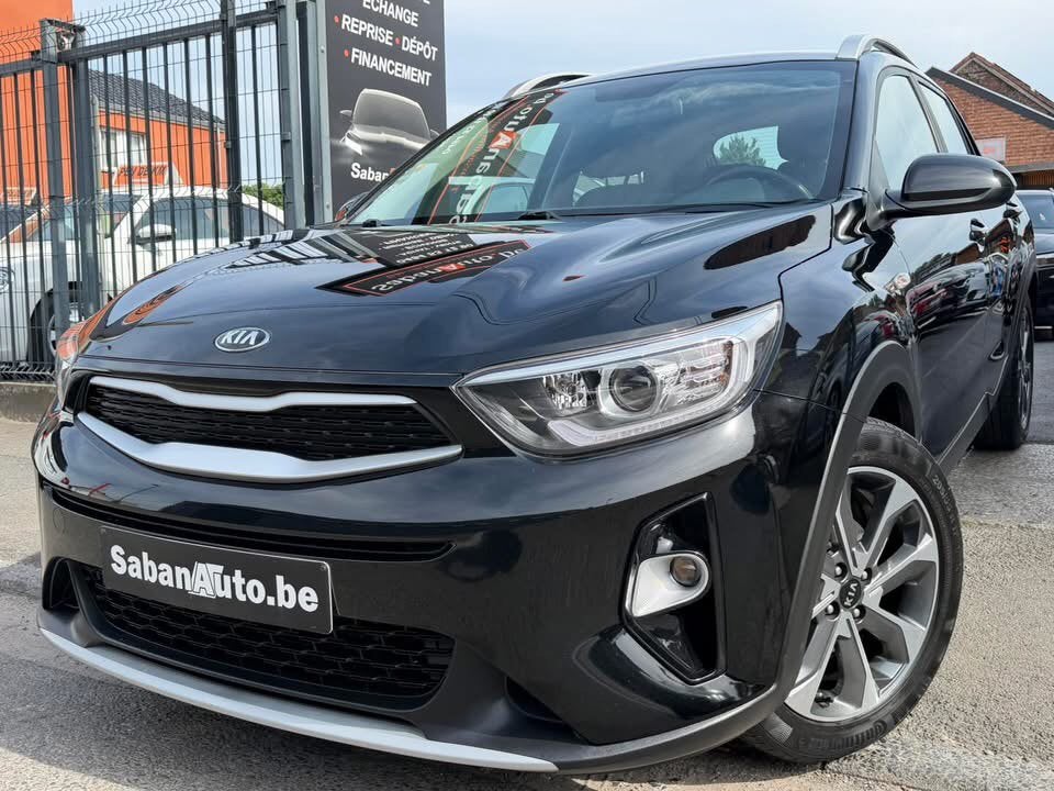 Kia Stonic 1.0 T Gdi essence 2020, Euro 6, Zwart, Bedrijf, Handgeschakeld