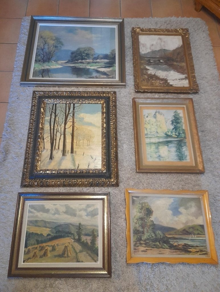 Peinture sur toile, Antiquités & Art, Enlèvement, Paysage