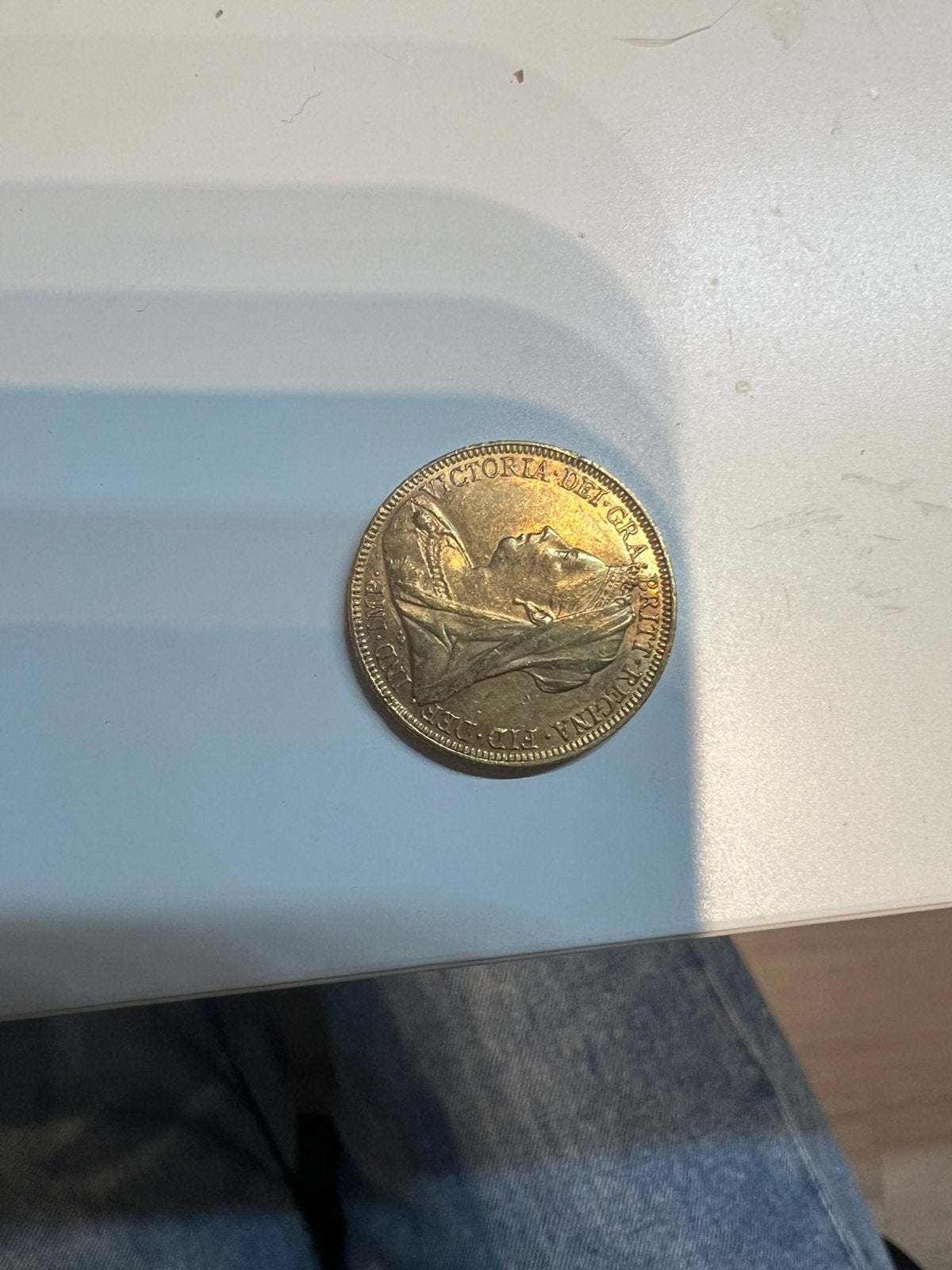Gouden pond muntje 8 gram, Ophalen