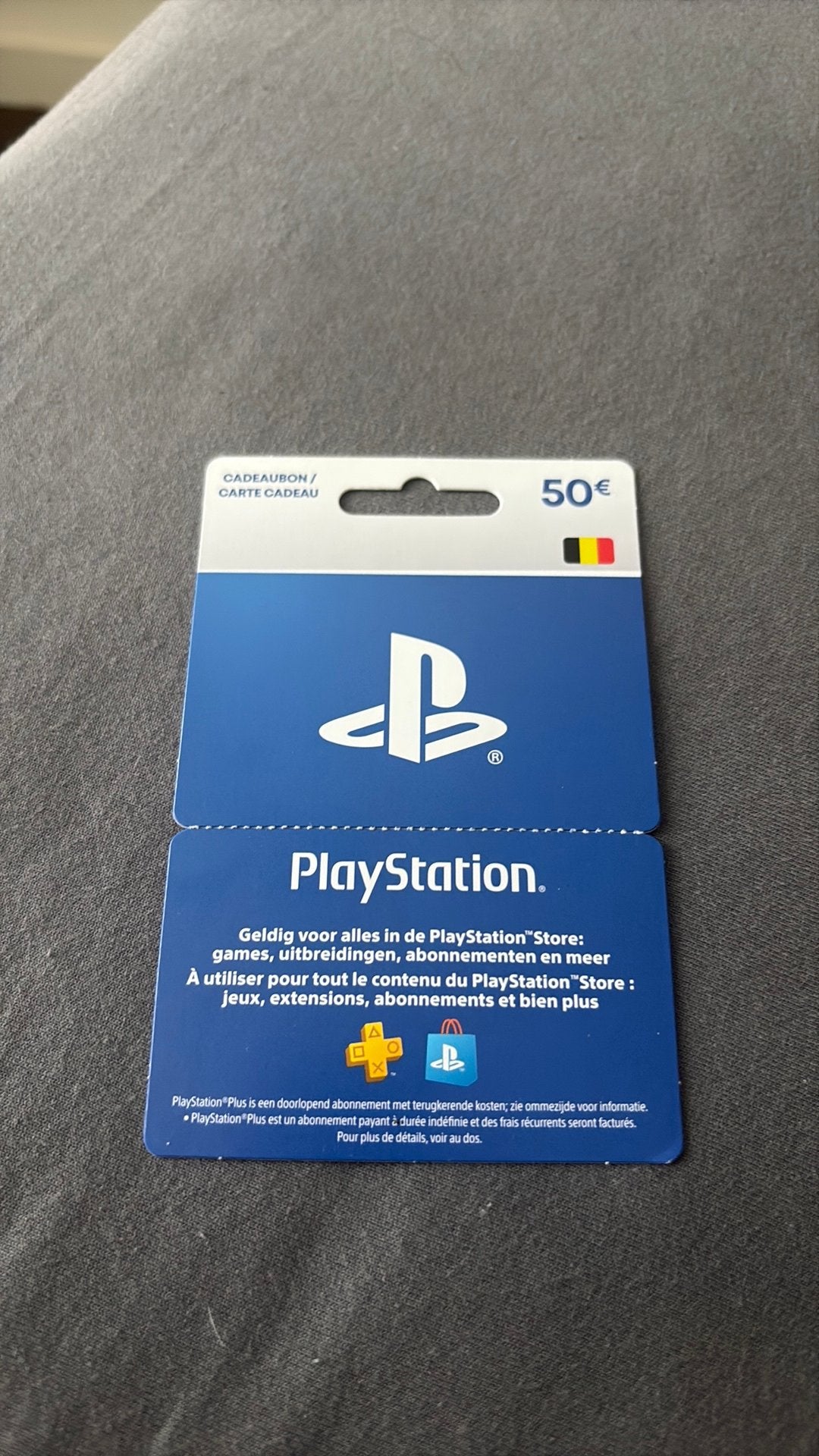 Carte Playstation 50€, Télécoms, Enlèvement, Comme neuf
