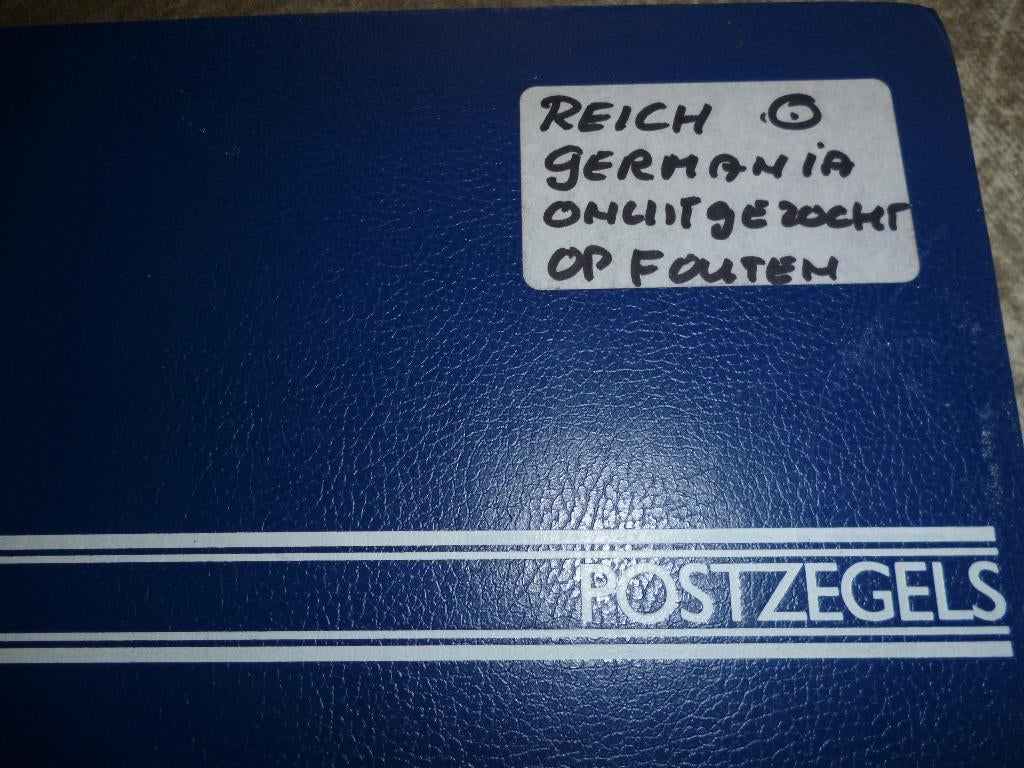 Gestempelde postzegels van het REICH, Timbres & Monnaies, Timbres | Europe | Belgique, Affranchi, Album pour timbres, Autre, Avec timbre