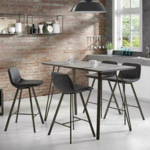 Nieuw bartafel + 4 barkrukken = 595 euro compleet., Ophalen, Nieuw