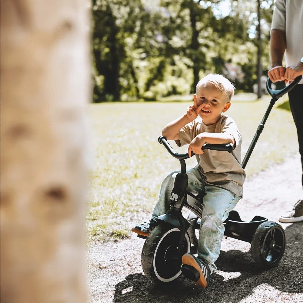 Deryan Wanderer Driewieler - 4-in-1 Peuterfiets - Zwart, Enlèvement ou Envoi, Comme neuf