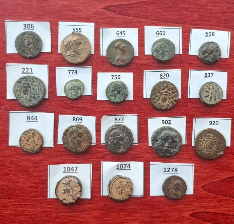 18 Oudgriekse munten lot (verschillende regio’s), Postzegels en Munten, Ophalen of Verzenden, Overige landen, Losse munt