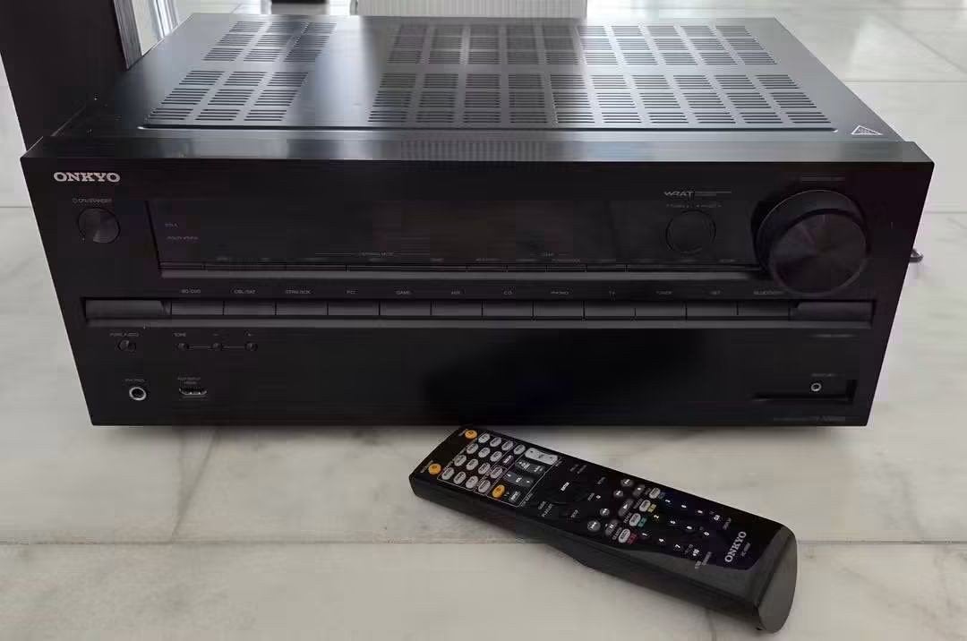 Onkyo Versterker met afstandsbediening - TX-NR646, Audio, Tv en Foto, Ophalen, Onkyo