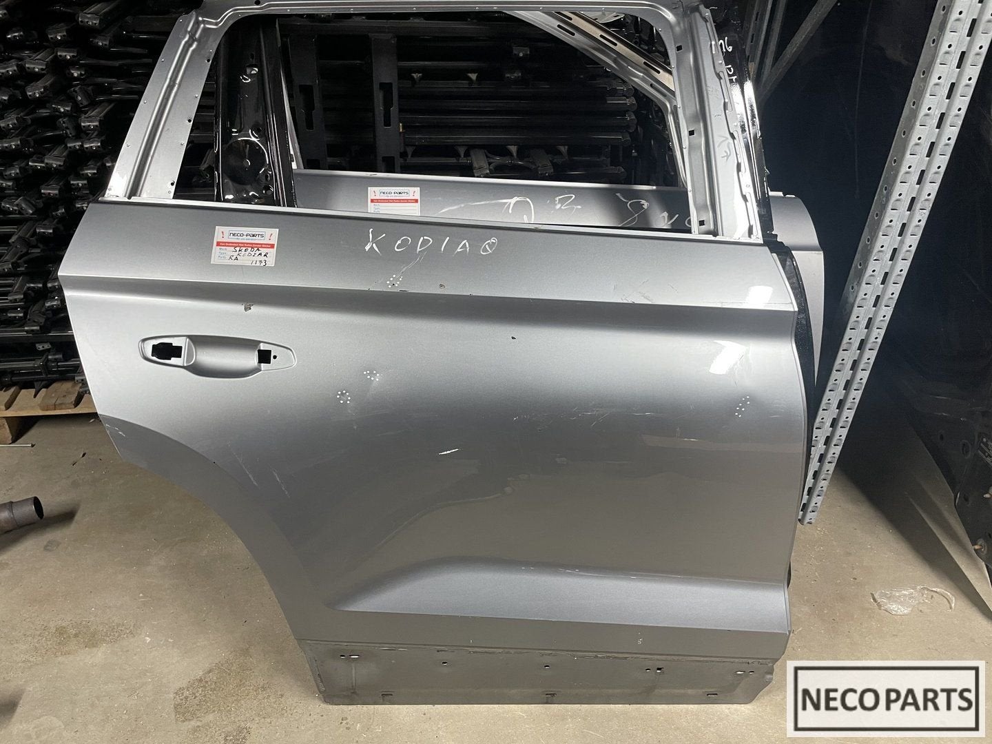SKODA KODIAQ PORTIER DEUR ACHTERPORTIER RECHTS ORIGINEEL, Gebruikt, -, -, Ophalen of Verzenden