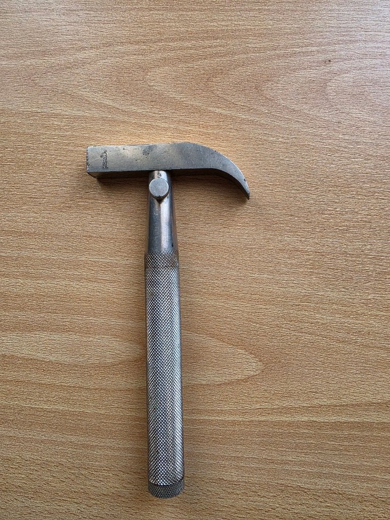 Vintage spijkertrekkerhamer, Doe-het-zelf en Bouw, Ophalen of Verzenden