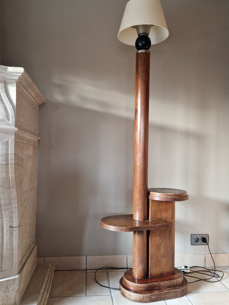 Art deco vloerlamp van de Amsterdamse school, jaren 1930, Ophalen